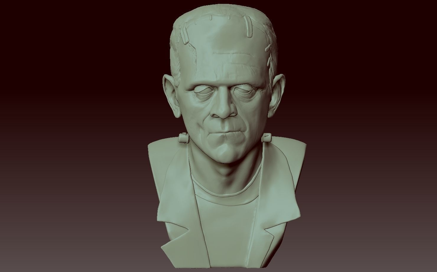 Frankenstein Monster 3D print model_2