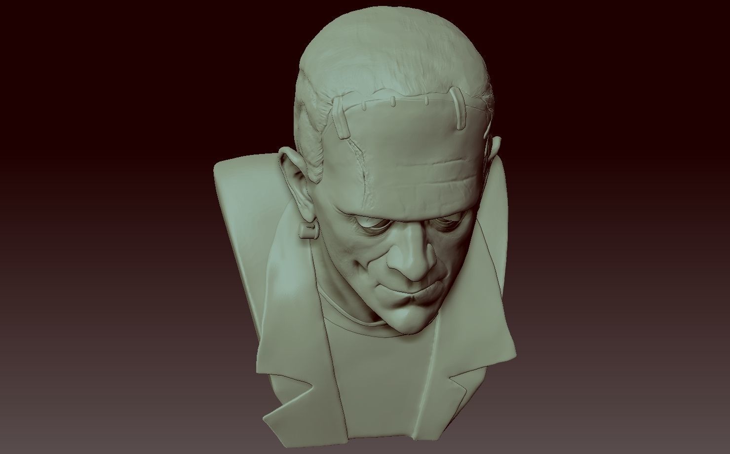 Frankenstein Monster 3D print model_7