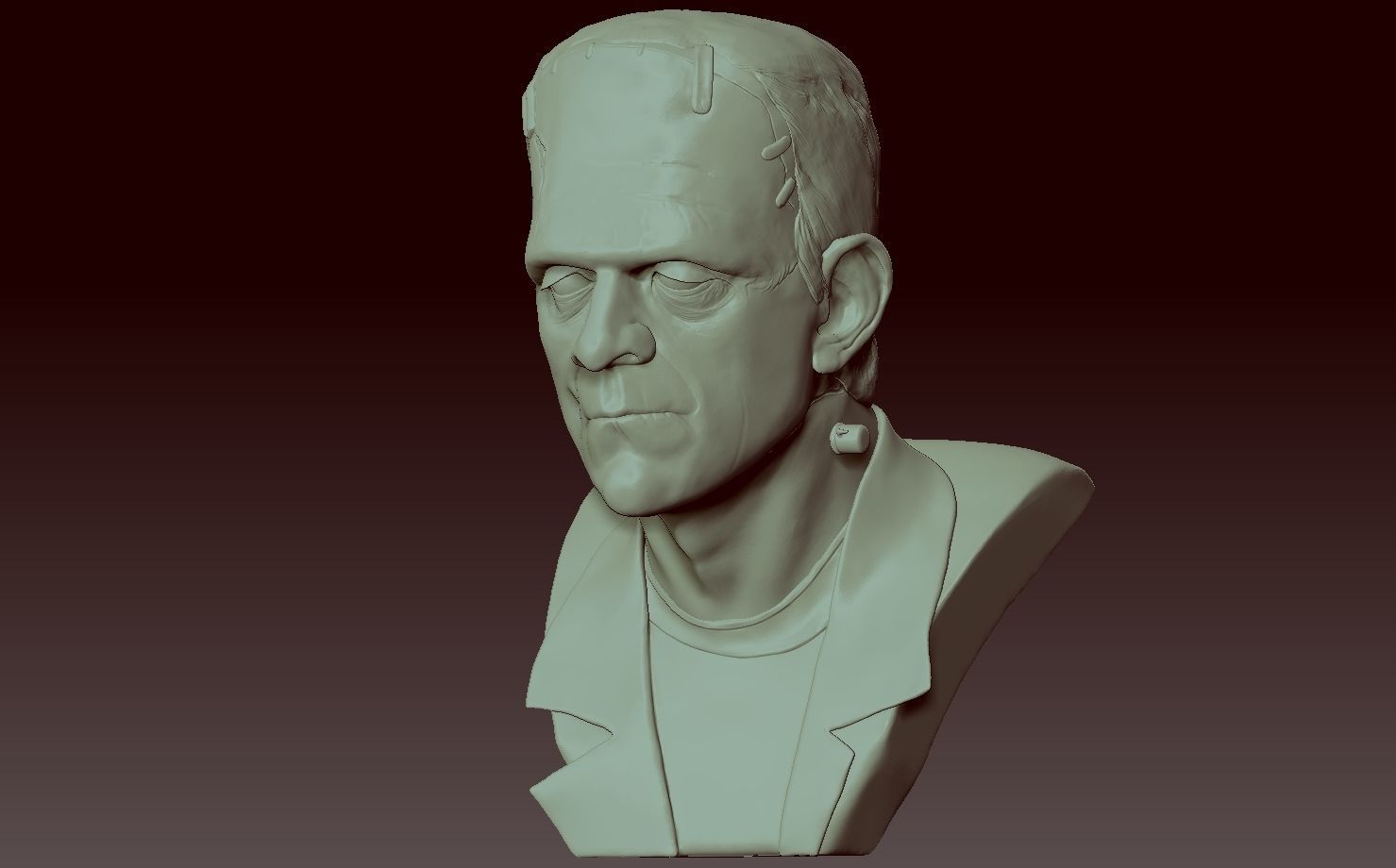 Frankenstein Monster 3D print model_3