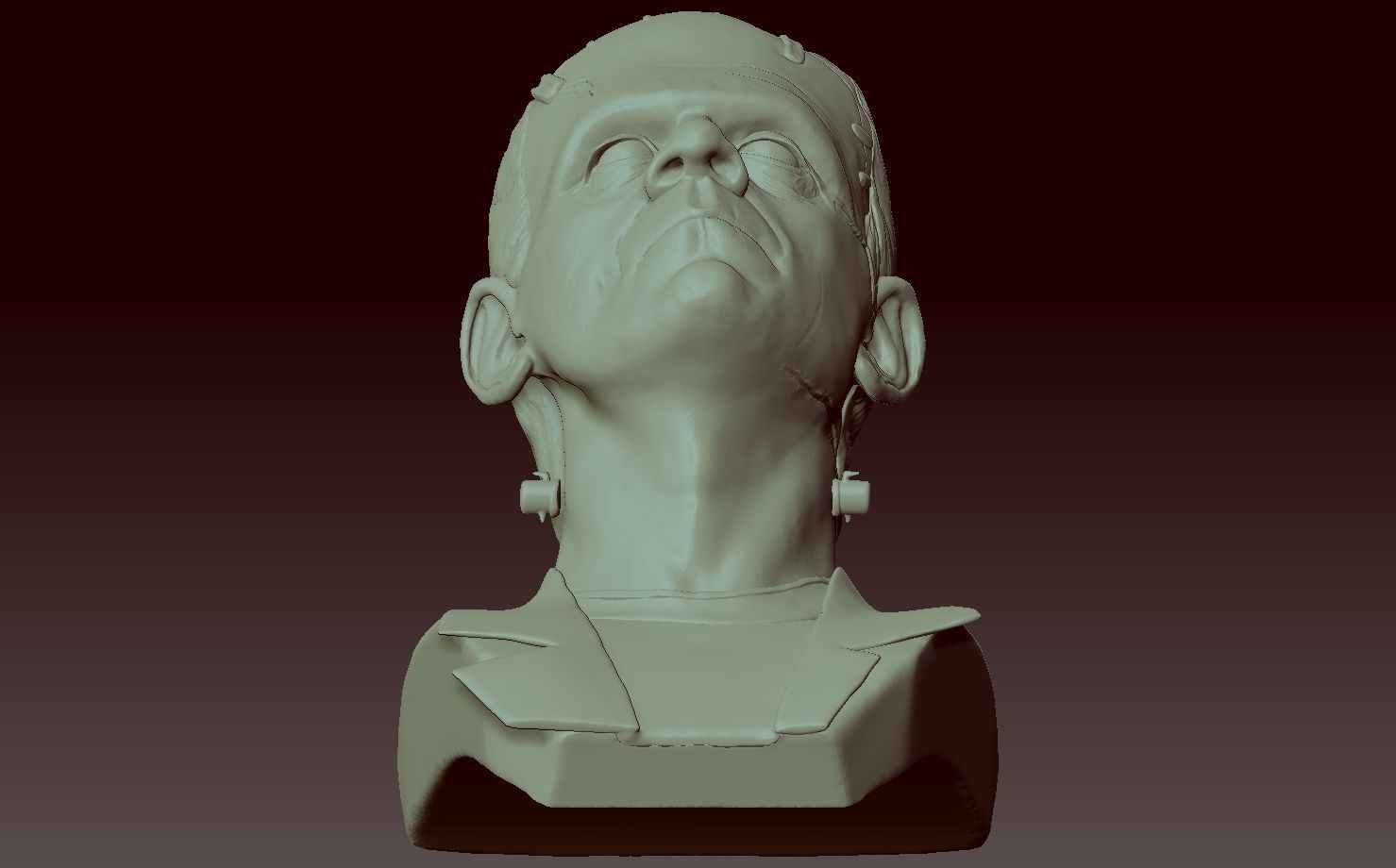 Frankenstein Monster 3D print model_9