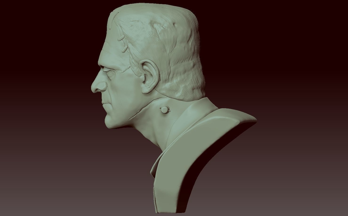 Frankenstein Monster 3D print model_6