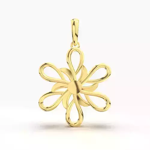 Ekansh Gold Pendant 3D print model