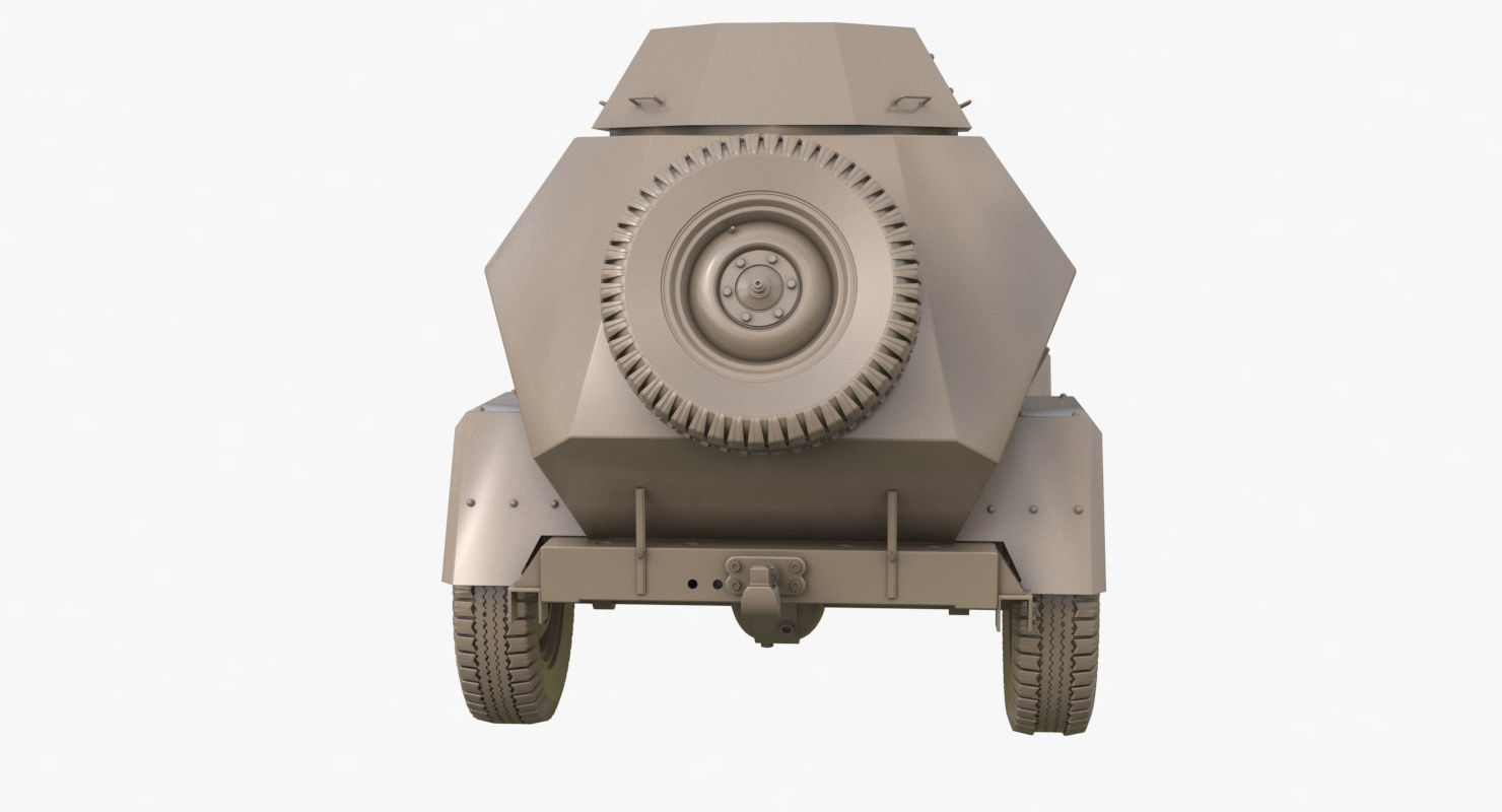 BA 64  Clay VRay 3D model_50