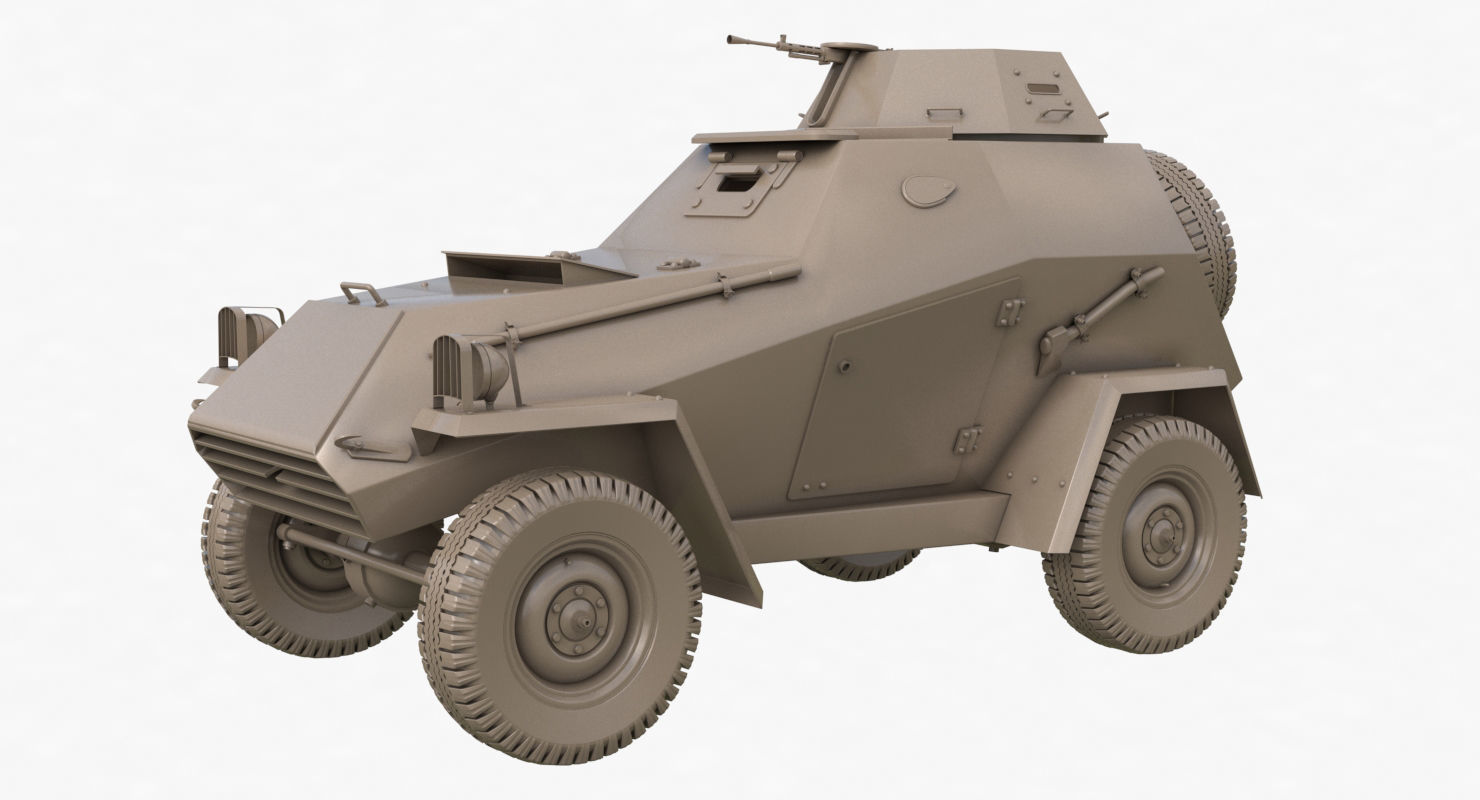BA 64  Clay VRay 3D model_27
