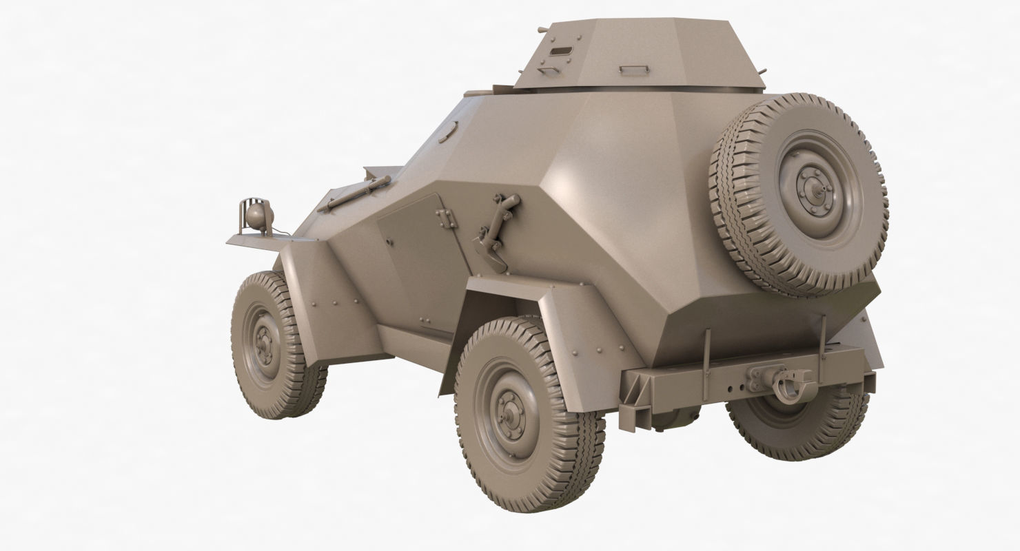 BA 64  Clay VRay 3D model_54