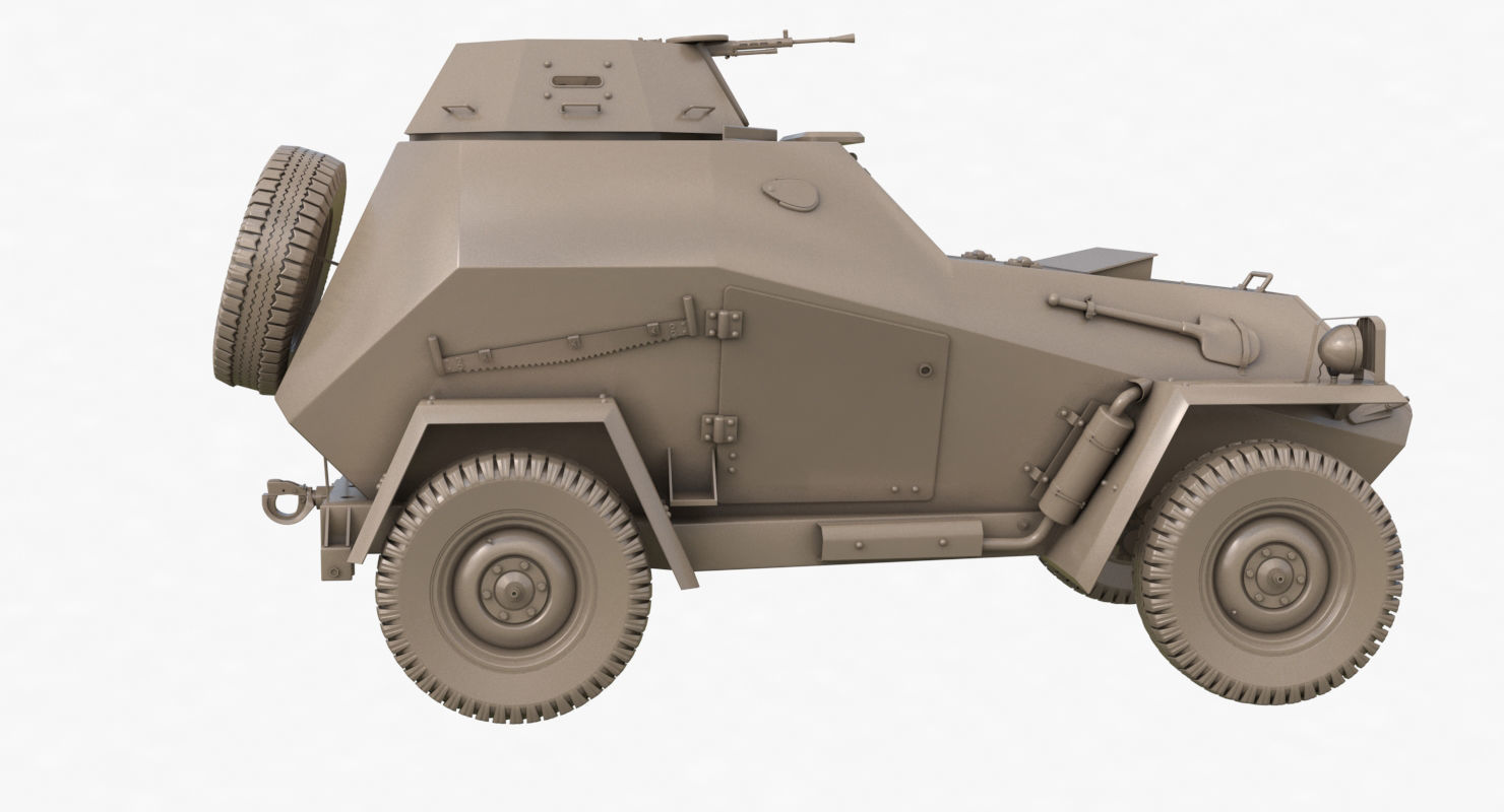 BA 64  Clay VRay 3D model_42