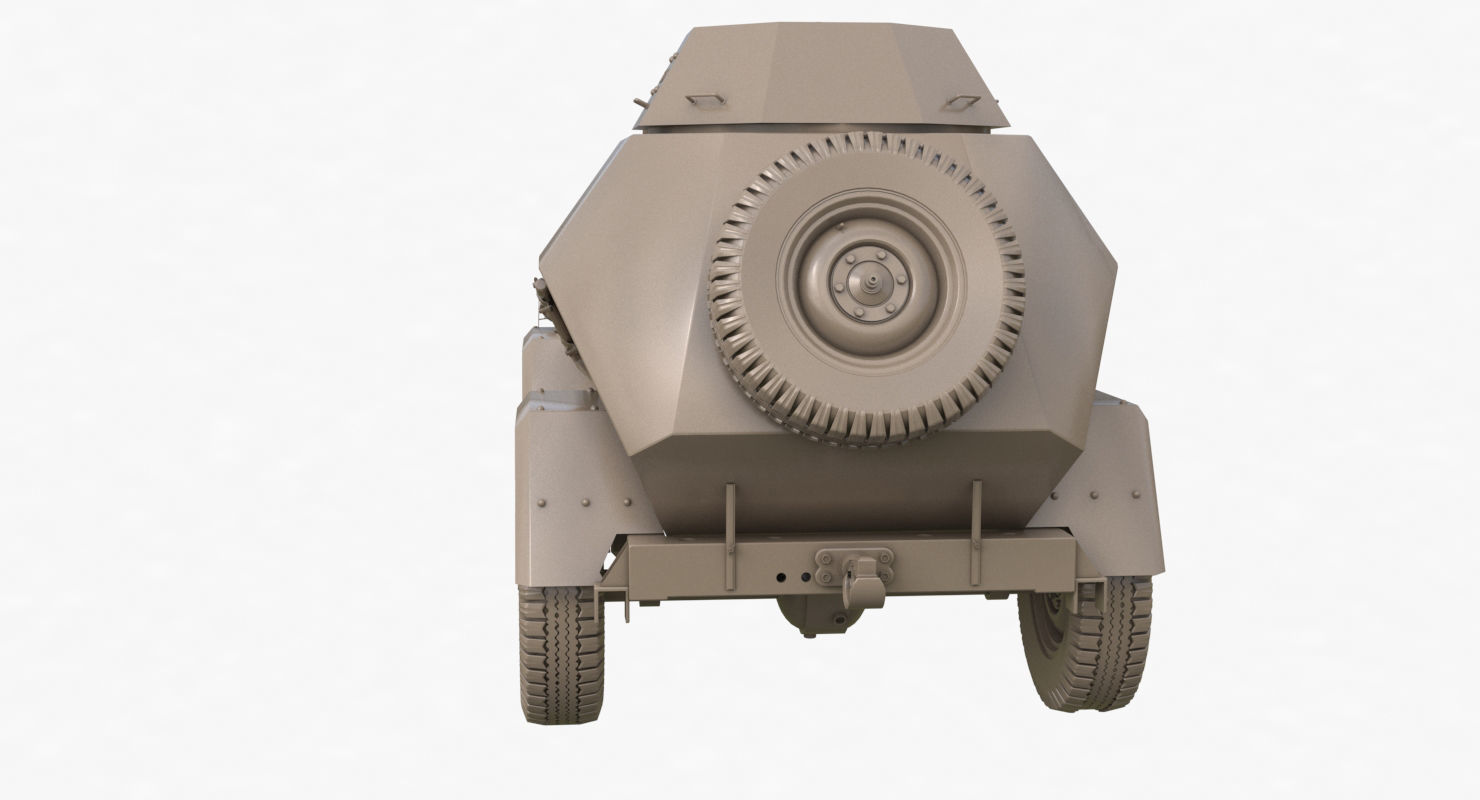 BA 64  Clay VRay 3D model_51