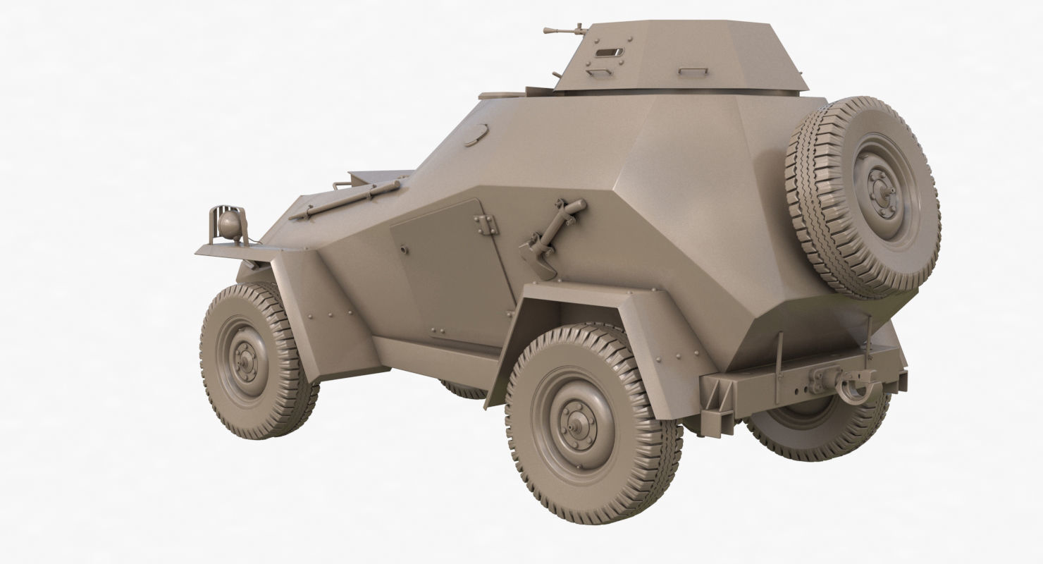 BA 64  Clay VRay 3D model_55