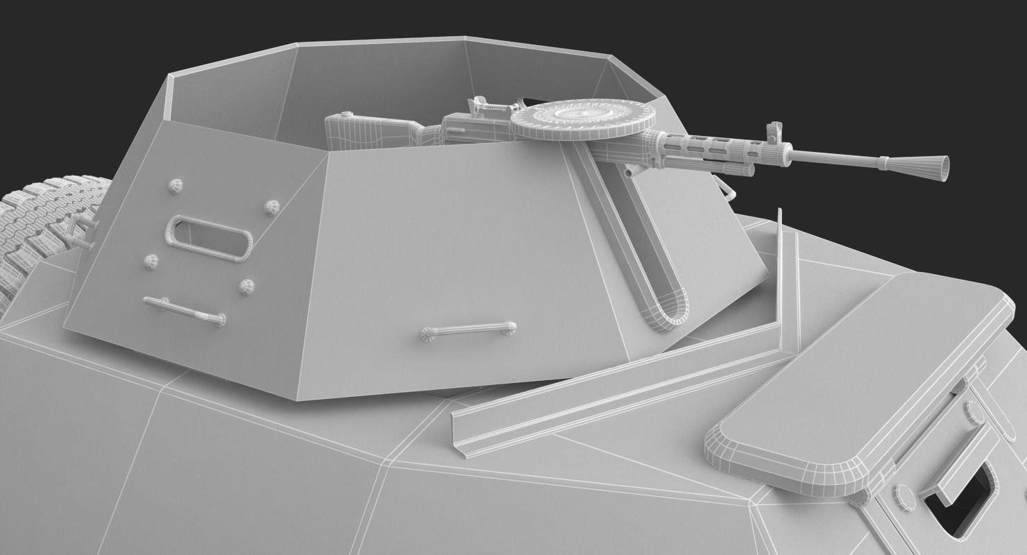 BA 64  Clay VRay 3D model_22