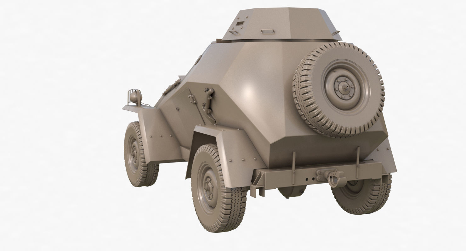 BA 64  Clay VRay 3D model_53