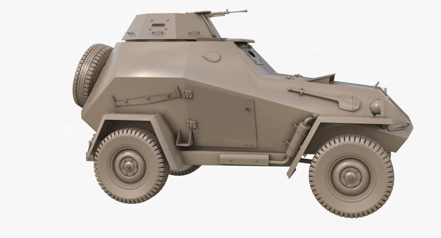 BA 64  Clay VRay 3D model_40