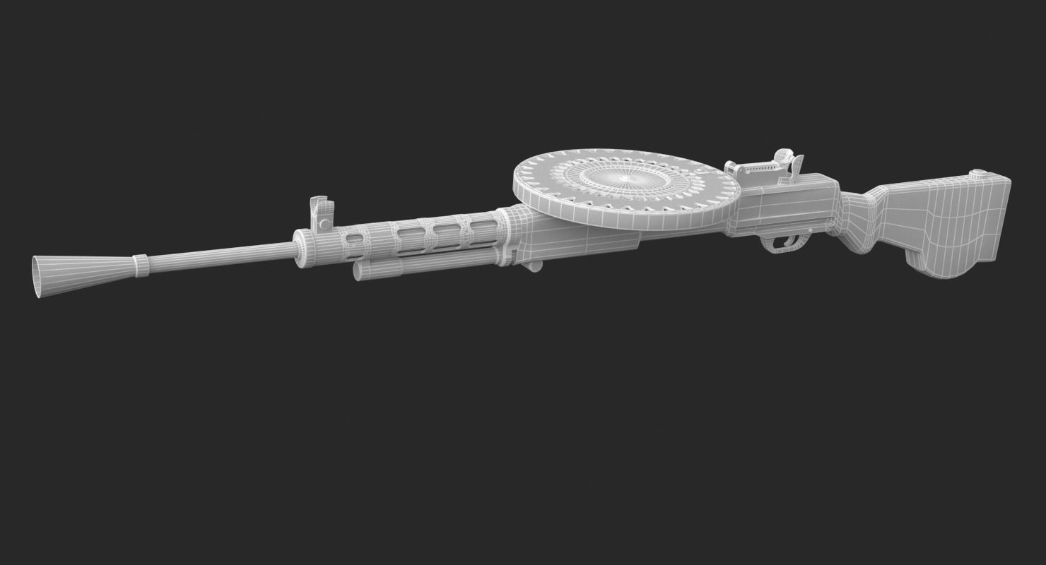 BA 64  Clay VRay 3D model_23