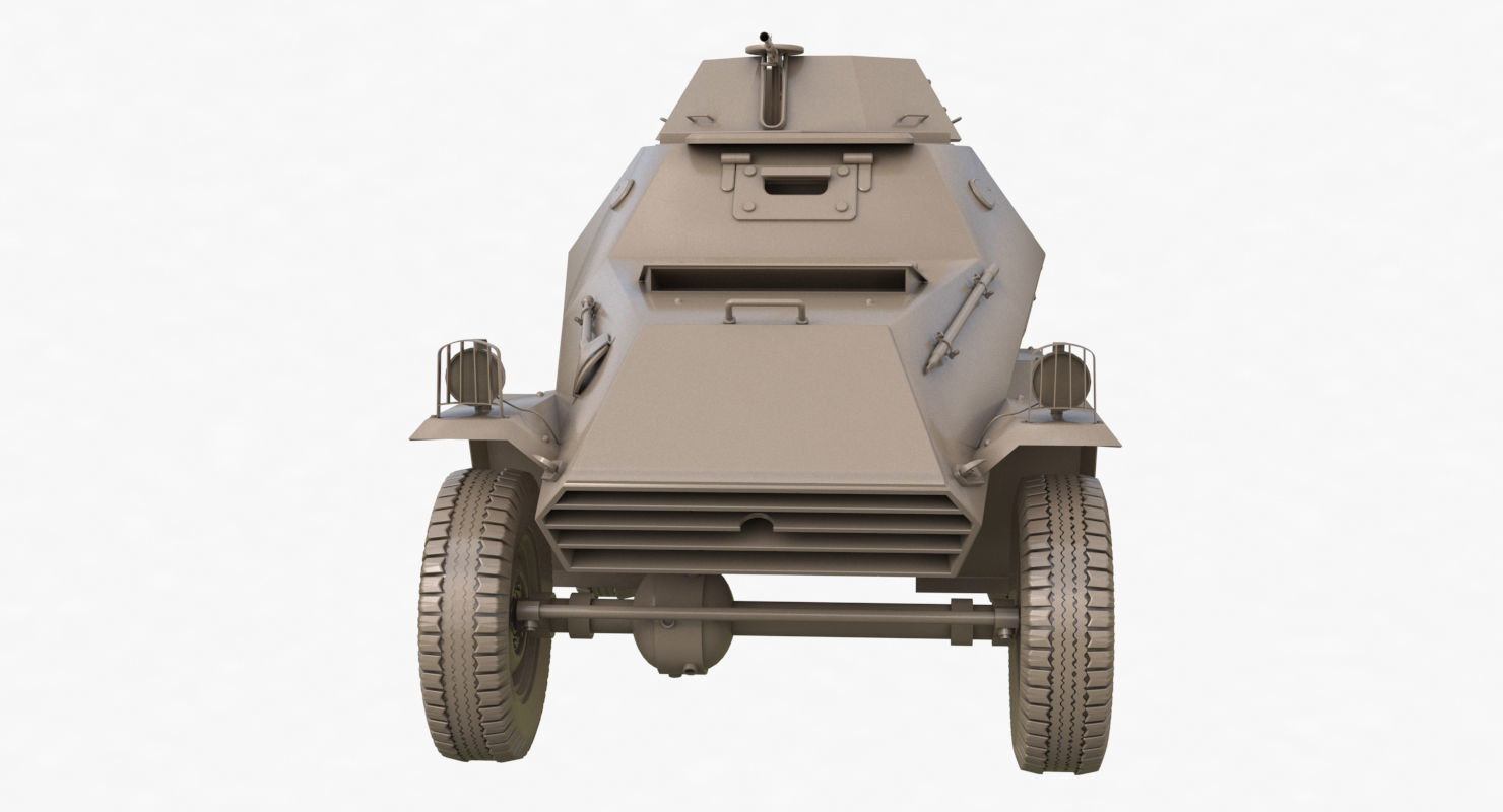 BA 64  Clay VRay 3D model_32