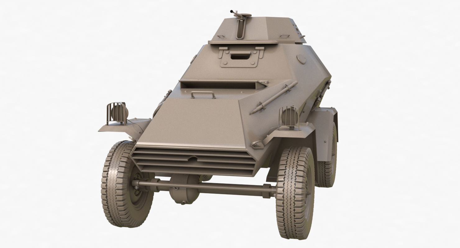 BA 64  Clay VRay 3D model_31