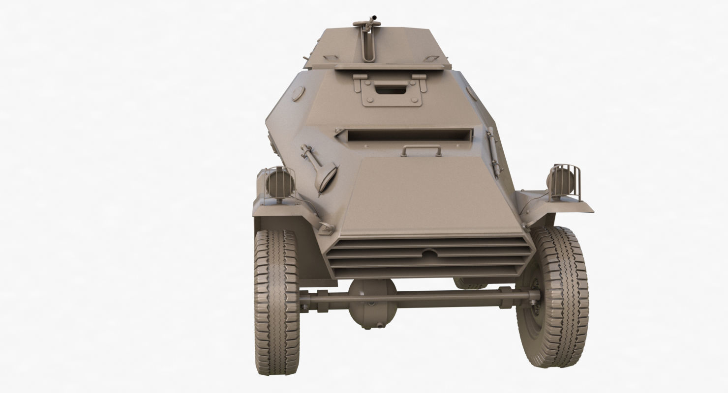 BA 64  Clay VRay 3D model_33