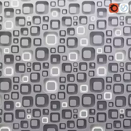 3d-panel-ps-13 squares wallpaper 3D model