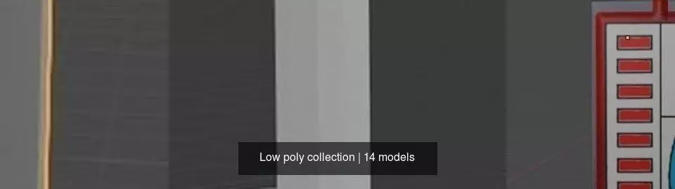 Low poly collection sword _3