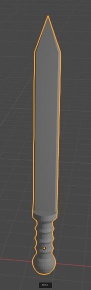 Low poly collection sword _8