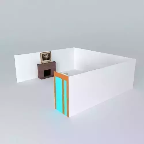 Simple medium sized livingroom