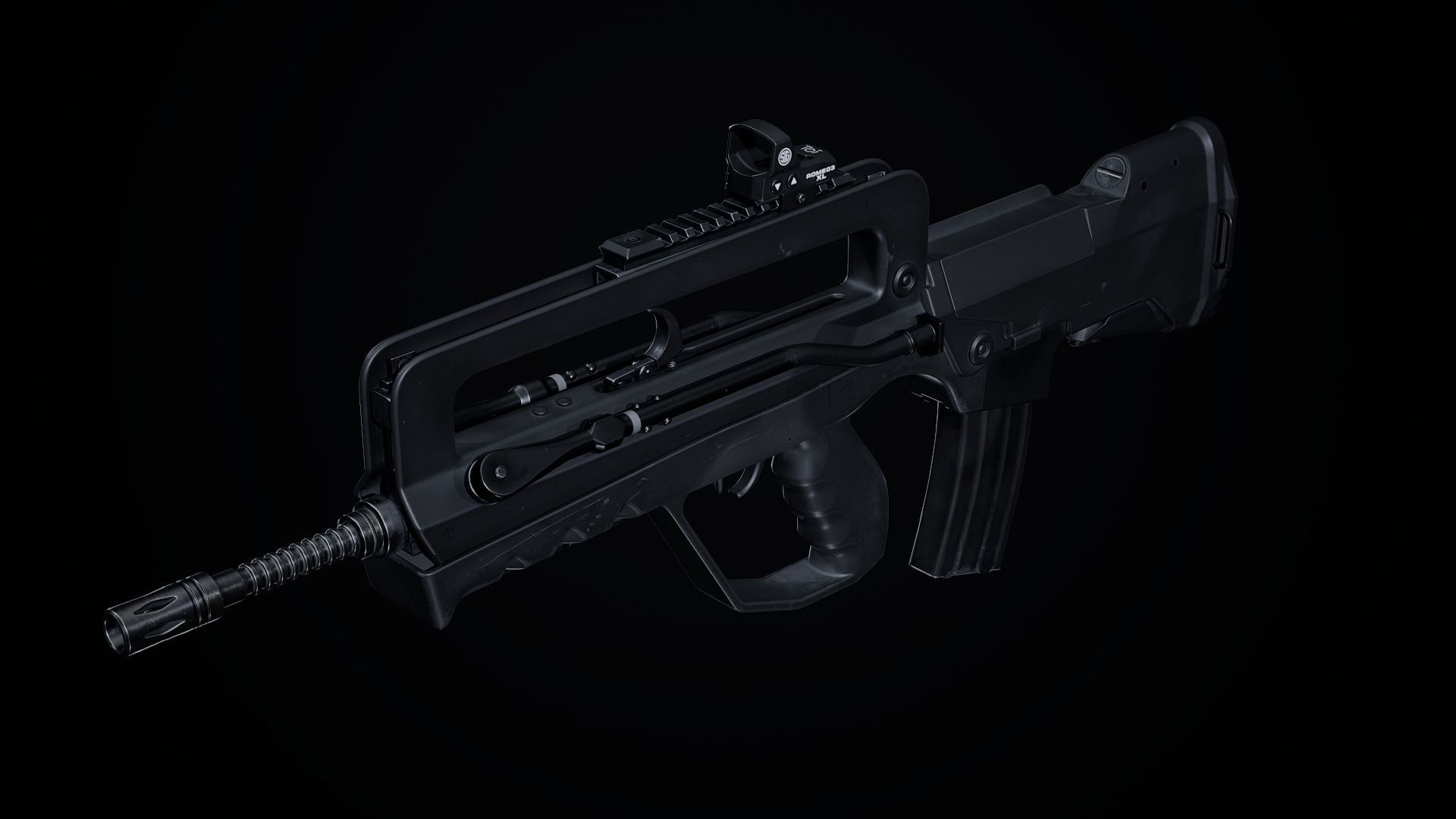 Famas G2 PBR Low-poly 3D model_1