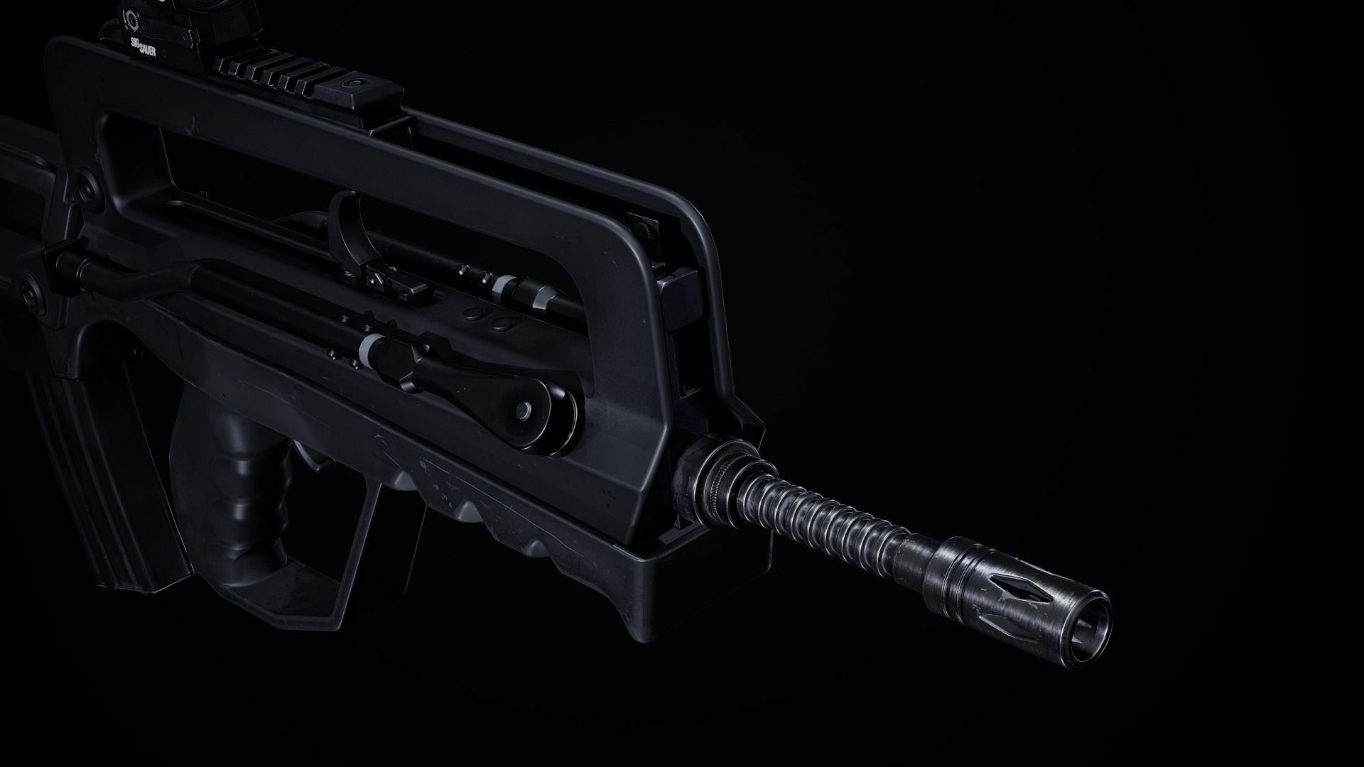 Famas G2 PBR Low-poly 3D model_4