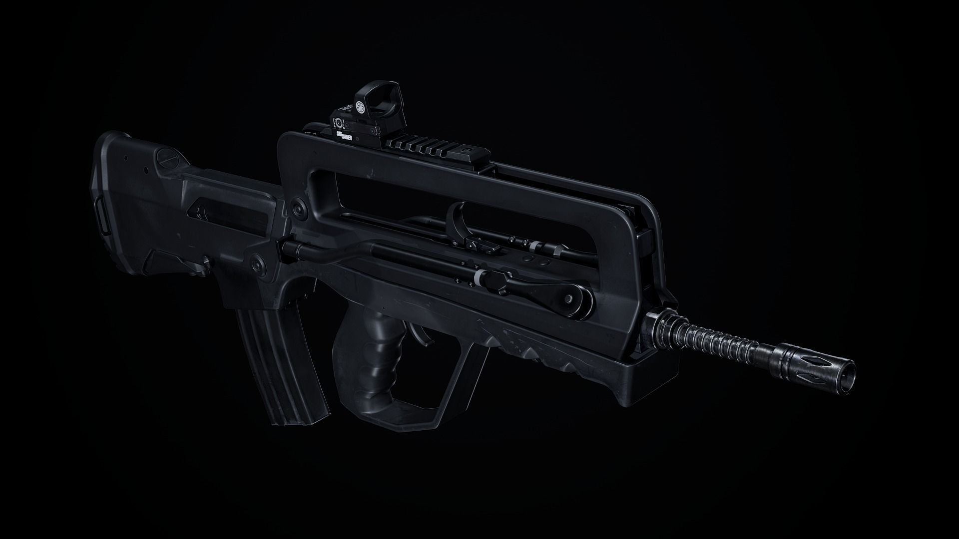 Famas G2 PBR Low-poly 3D model_2