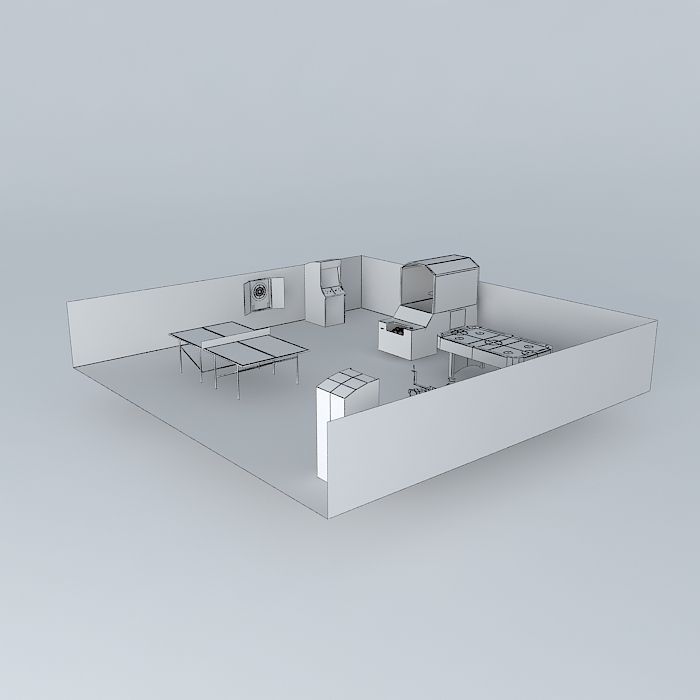 flipin awsome game room Free 3D model_3