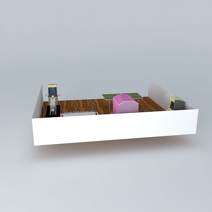 flipin awsome game room Free 3D model_2