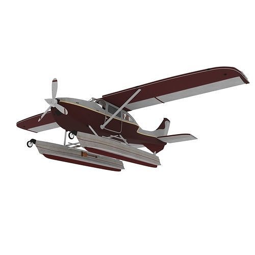Aircraft06 float plane 3D model