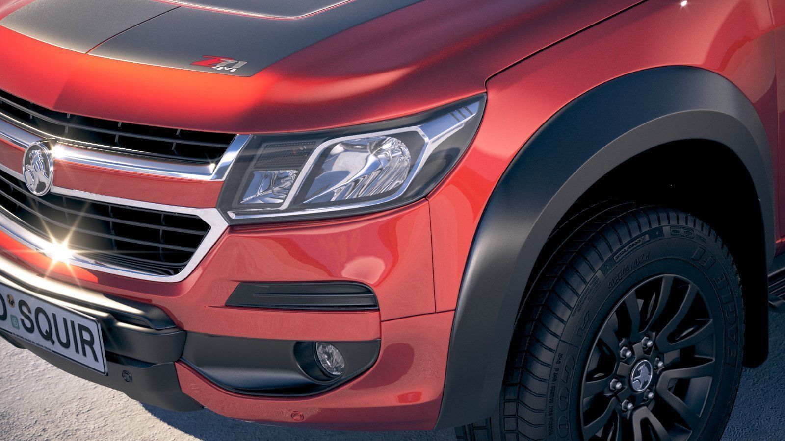 Holden Colorado DoubleCab 2020 3D model_2