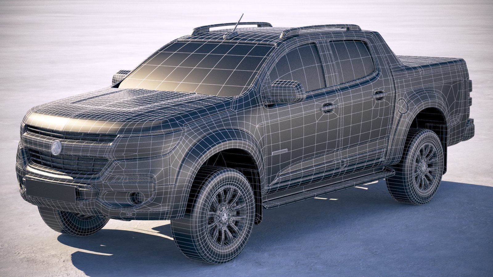 Holden Colorado DoubleCab 2020 3D model_26