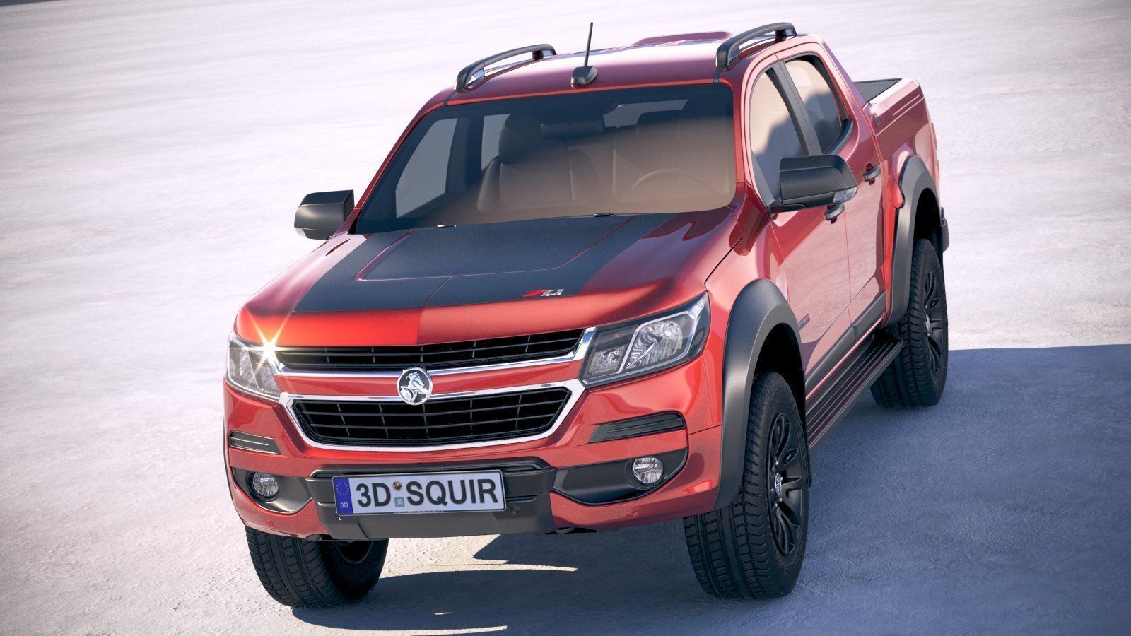 Holden Colorado DoubleCab 2020 3D model_1