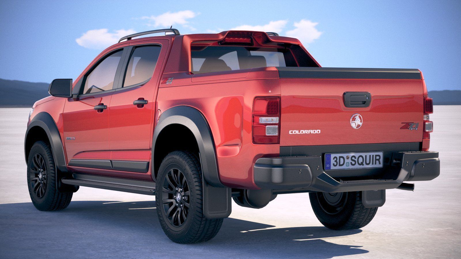 Holden Colorado DoubleCab 2020 3D model_13