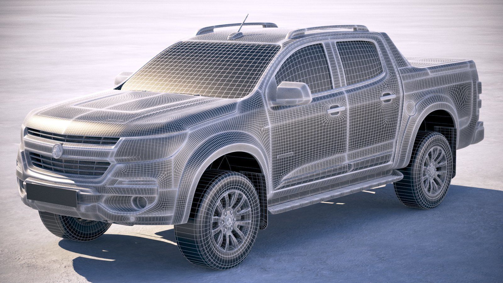 Holden Colorado DoubleCab 2020 3D model_24