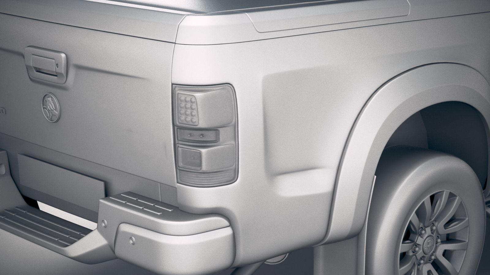 Holden Colorado DoubleCab 2020 3D model_19