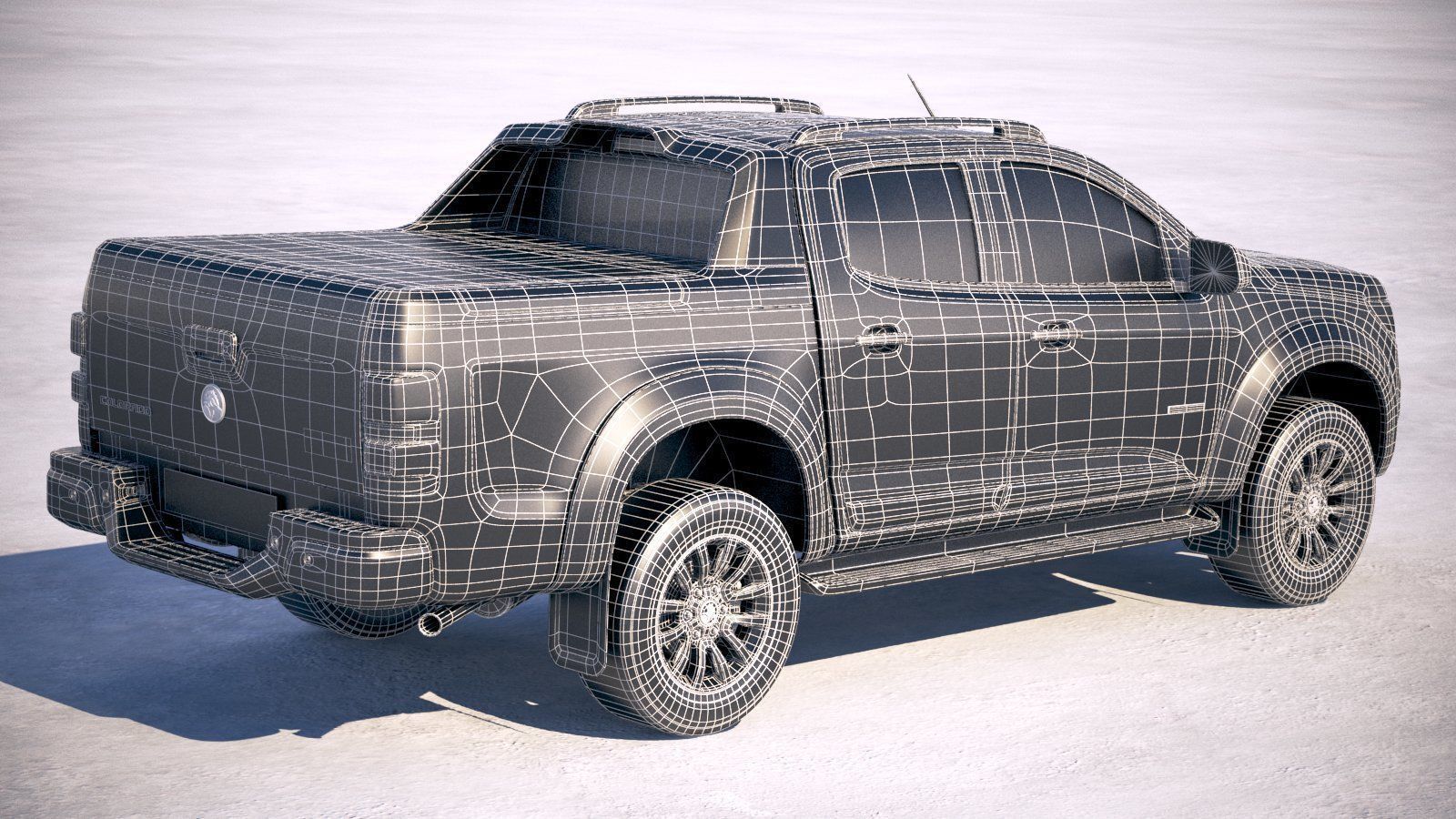 Holden Colorado DoubleCab 2020 3D model_27