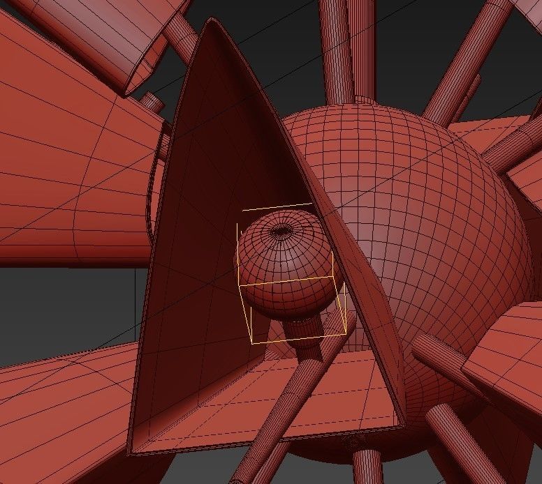 Cooper 32 14 Wide Aged Brass 24 Light LED Chandelier 3D model_5