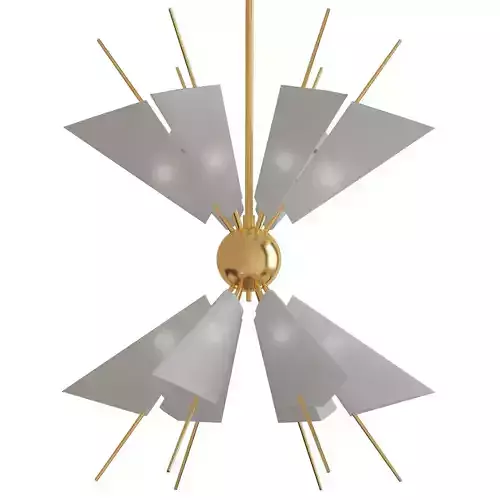 Cooper 32 14 Wide Aged Brass 24 Light LED Chandelier