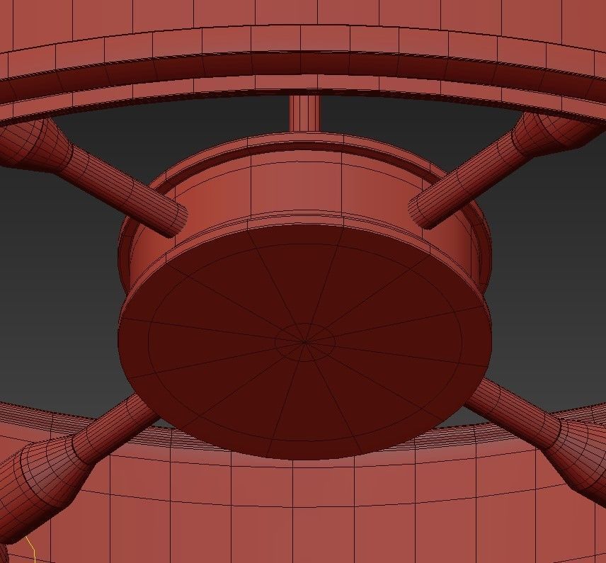 White Gold Drum 3D model_7