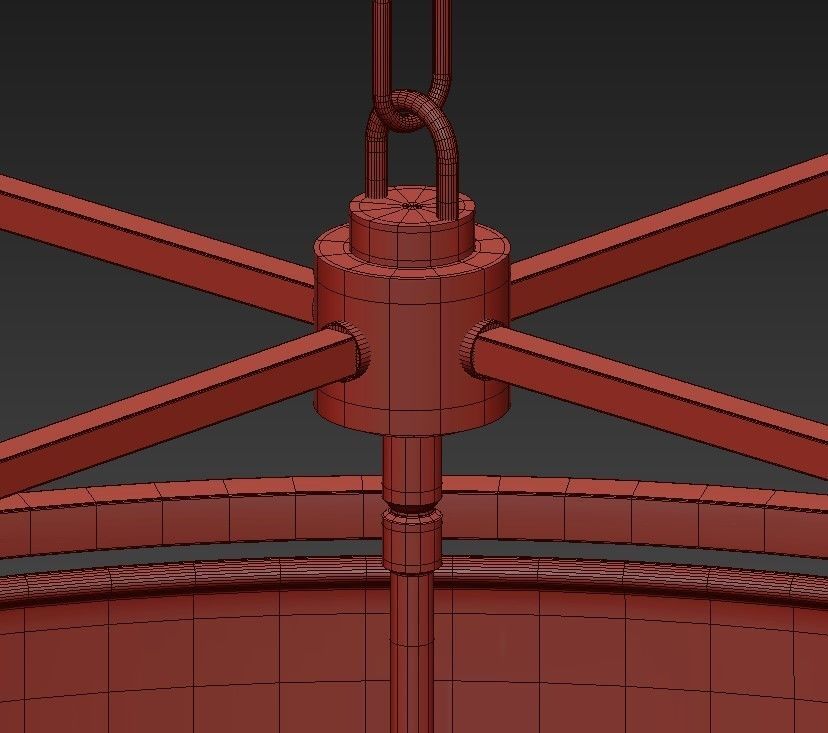 White Gold Drum 3D model_8