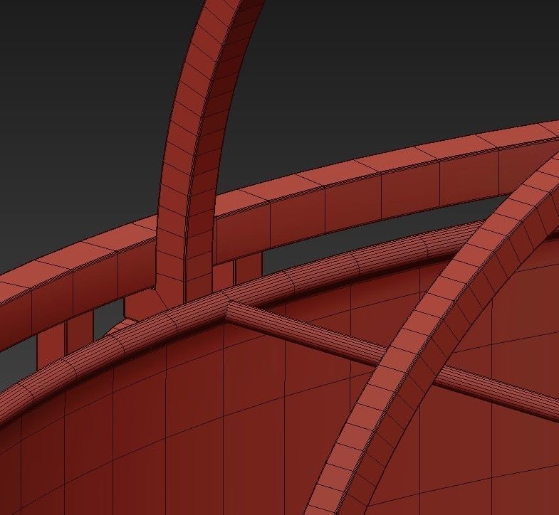 White Gold Drum 3D model_10