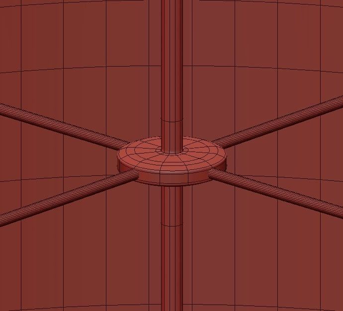 White Gold Drum 3D model_9