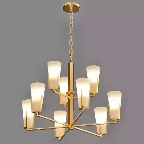 Chandelier with six cups