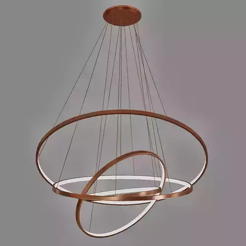 Full Orbit 39 12 Wide Satin Bronze 4 Light LED Pendant