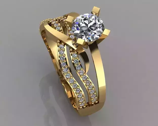 GC GOLD TW031- Diamond ring
