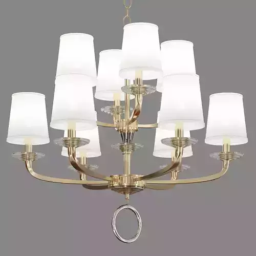 Schonbek Emilea 33 12 Wide French Gold 12 Light Chandelier