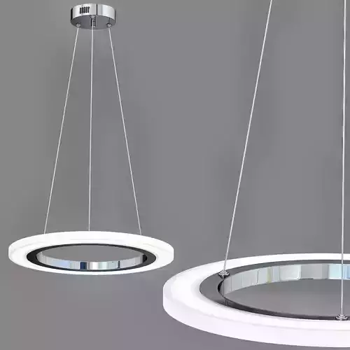 Elan Hyvo 19 12W Brushed Nickel LED Ring Pendant Light