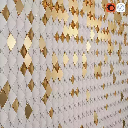Diamond Columns   3D model