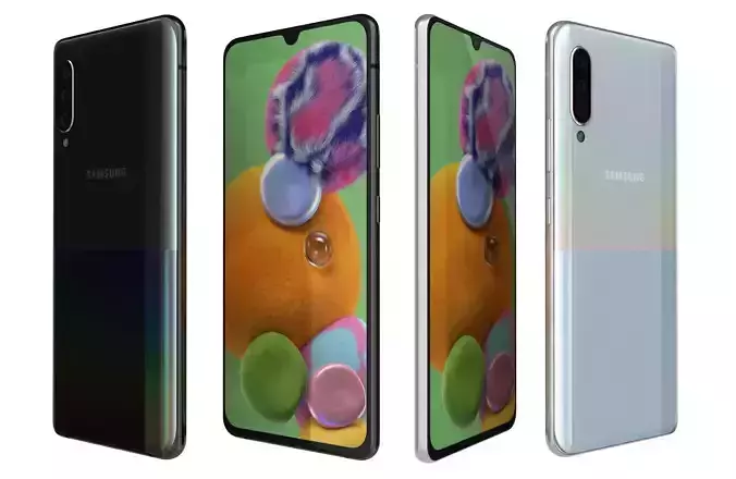 Samsung Galaxy A90 5G Black and White