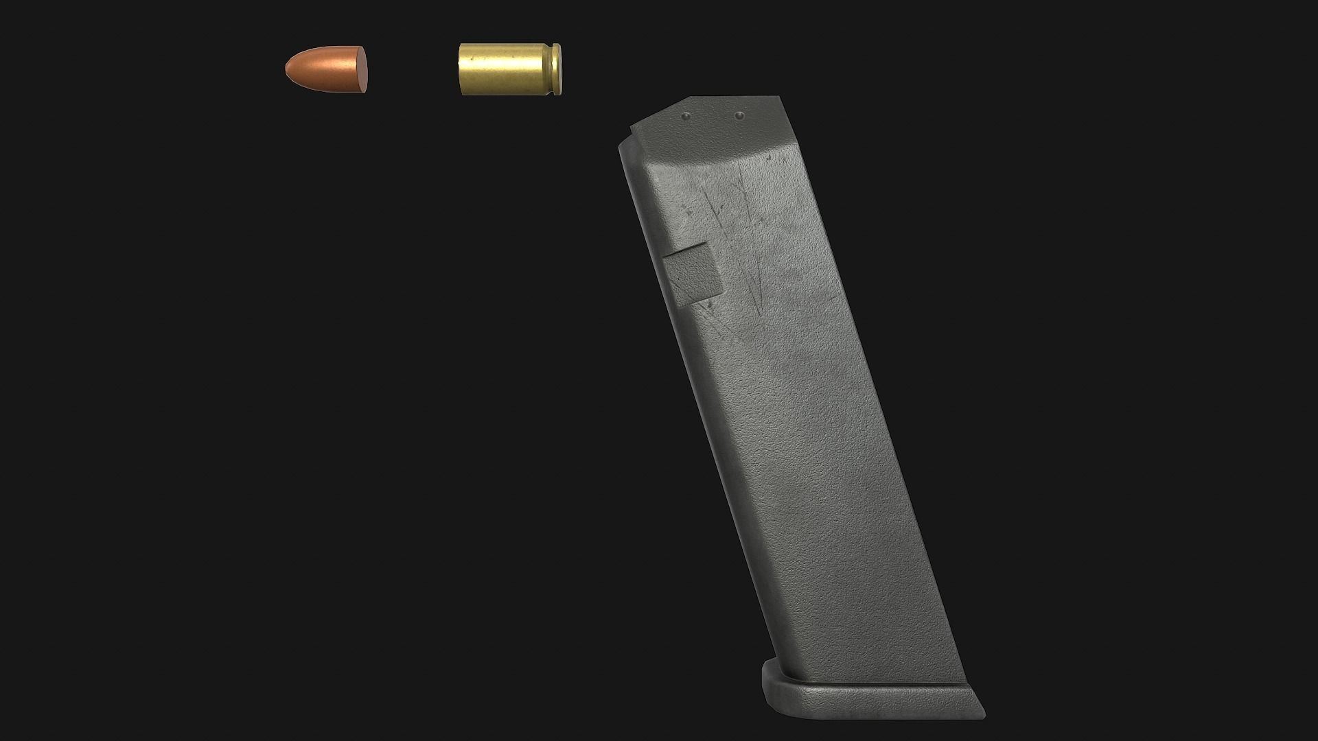 Glock 17 Gen 4 Low-poly 3D model_10